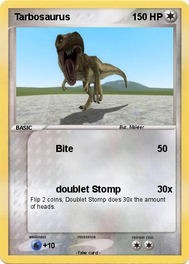 Pokemon Tarbosaurus