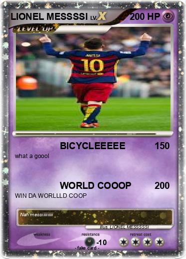 Pokemon LIONEL MESSSSI