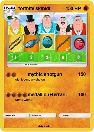 Pokemon fortnite skibidi