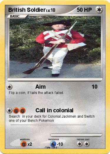 Pokemon British Soldier