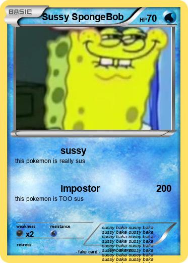 Pokemon Sussy SpongeBob