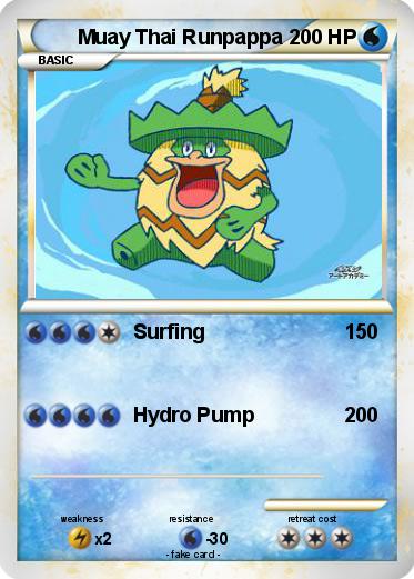 Pokemon Muay Thai Runpappa