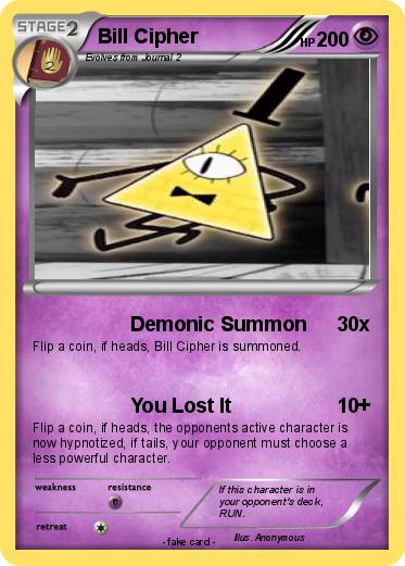 Pokemon Bill Cipher
