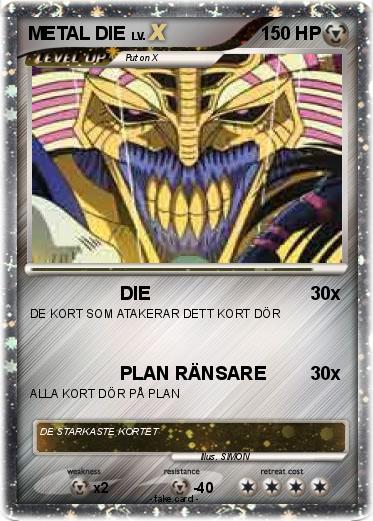 Pokemon METAL DIE