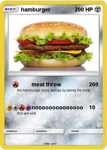 Pokemon hamburger