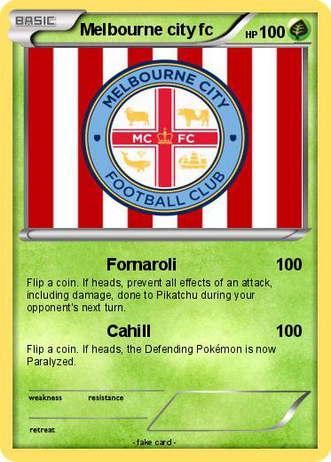 Pokemon Melbourne city fc