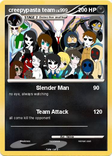 Pokemon creepypasta team