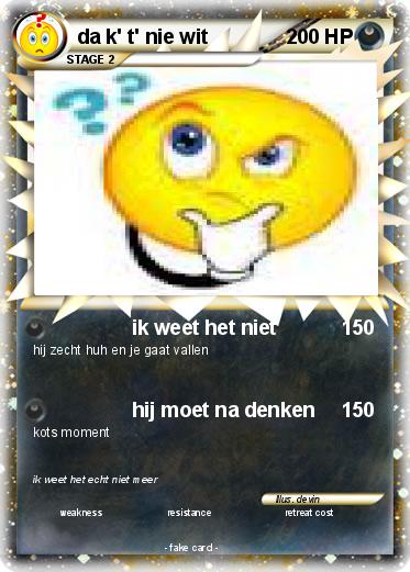 Pokemon da k' t' nie wit