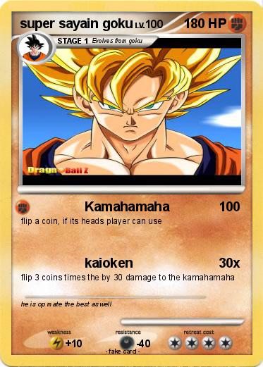Pokemon super sayain goku