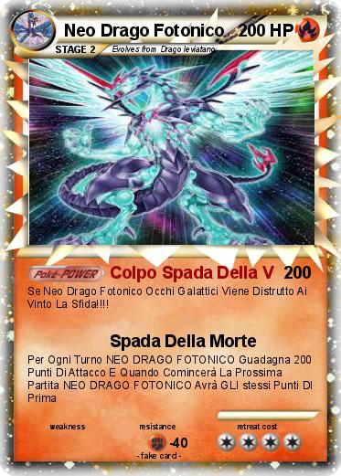 Pokemon Neo Drago Fotonico