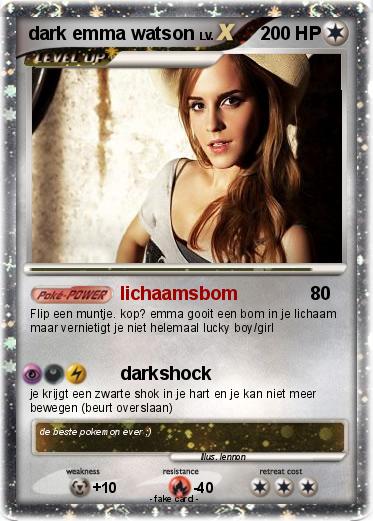 Pokemon dark emma watson