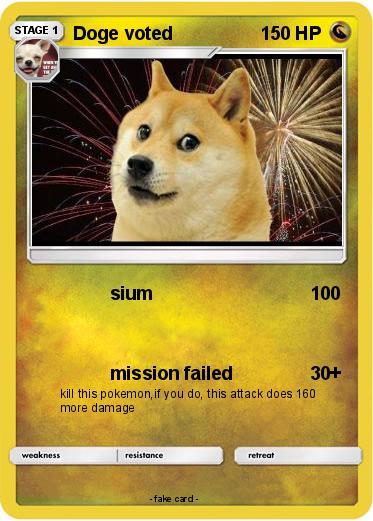Pokemon Doge voted