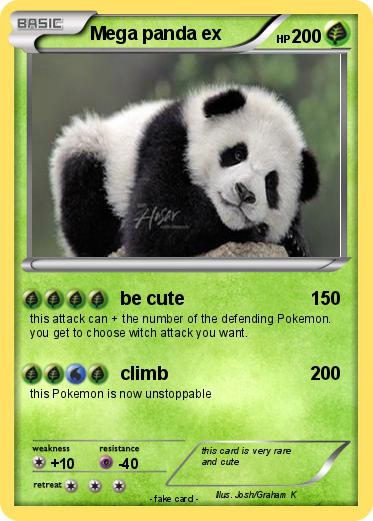 Pokemon Mega panda ex
