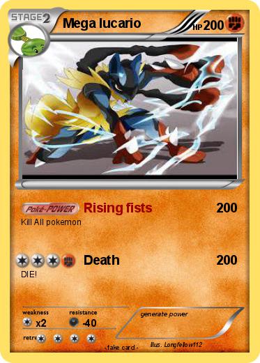 Pokemon Mega lucario