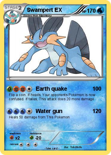 Pokemon Swampert EX