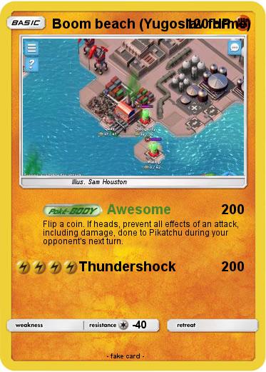 Pokemon Boom beach (Yugoslav forme)