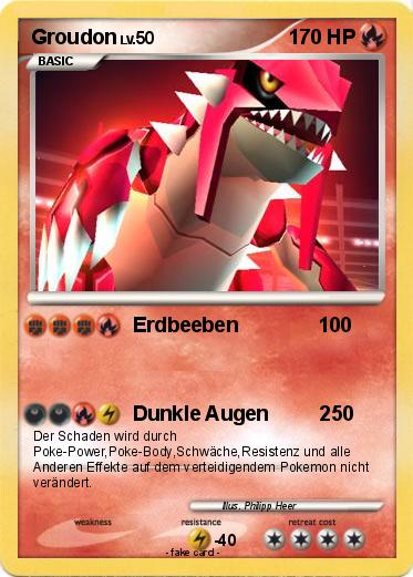 Pokemon Groudon