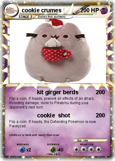 Pokemon cookie crumes