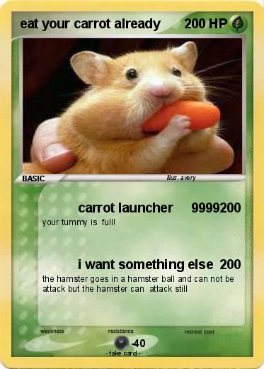 Pokemon eat your carrot already