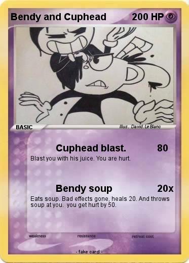 Pokemon Bendy and Cuphead