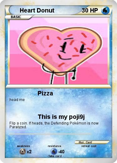 Pokemon Heart Donut