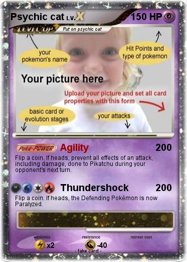 Pokemon Psychic cat