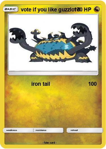 Pokemon vote if you like guzzlord