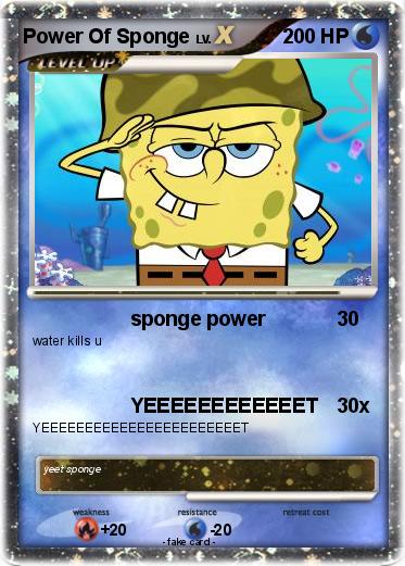Pokemon Power Of Sponge