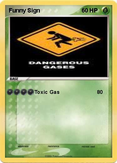 Pokemon Funny Sign