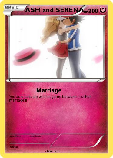 Pokemon ASH and SERENA