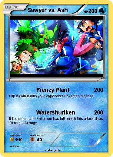 Pokemon Sawyer vs. Ash