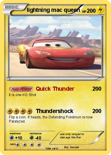 Pokemon lightning mac queen