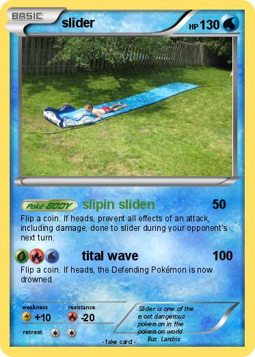 Pokemon slider