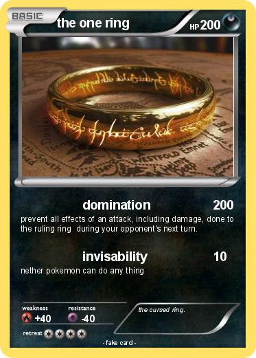 Pokemon the one ring