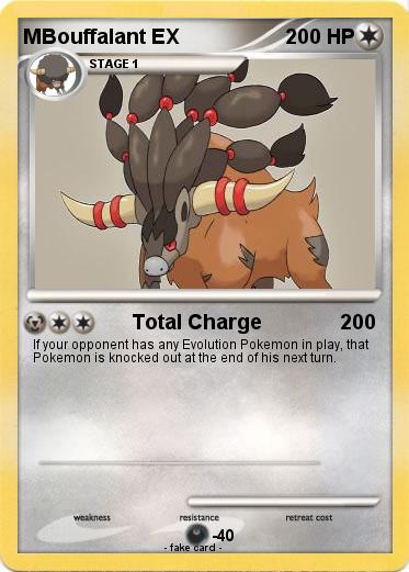 Pokemon MBouffalant EX