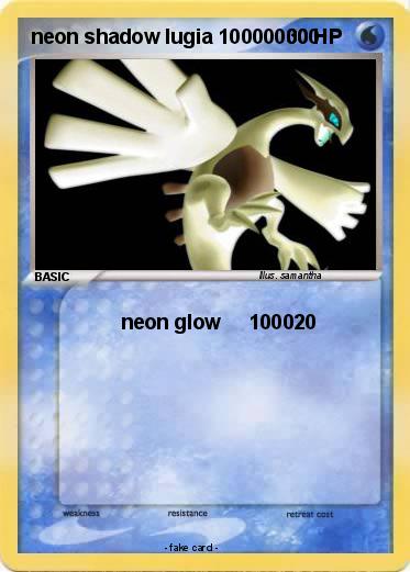 Pokemon neon shadow lugia 100000000