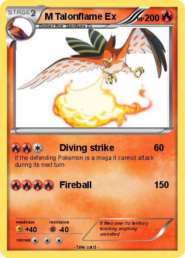 Pokemon M Talonflame Ex