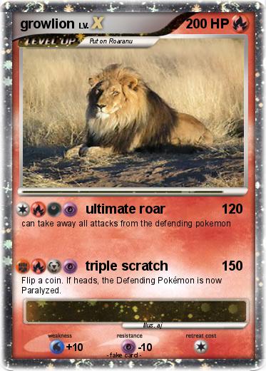 Pokemon growlion