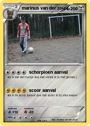 Pokemon marinus van der zouw