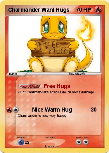 Pokemon Charmander Want Hugs