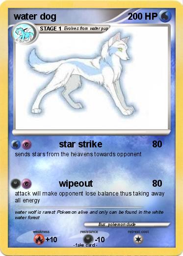 Pokemon water dog