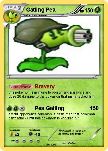 Pokemon Gatling Pea