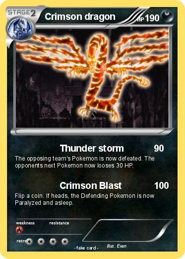 Pokemon Crimson dragon