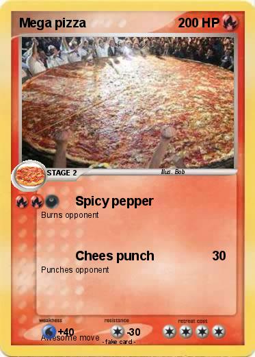 Pokemon Mega pizza