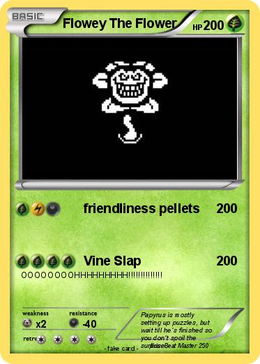 Pokemon Flowey The Flower