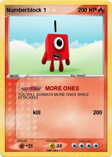 Pokemon Numberblock 1