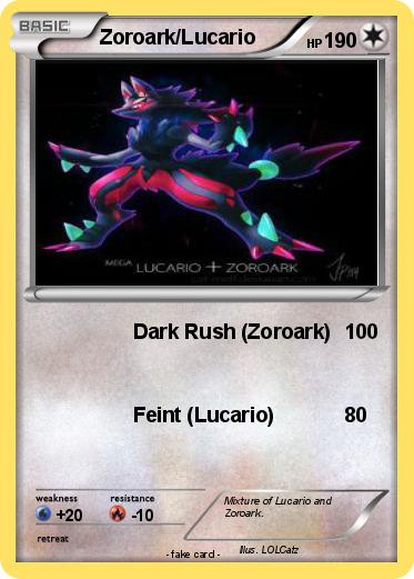 Pokemon Zoroark/Lucario
