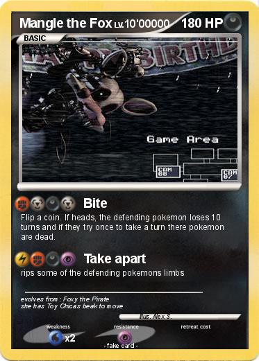 Pokemon Mangle the Fox