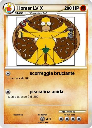 Pokemon Homer LV X