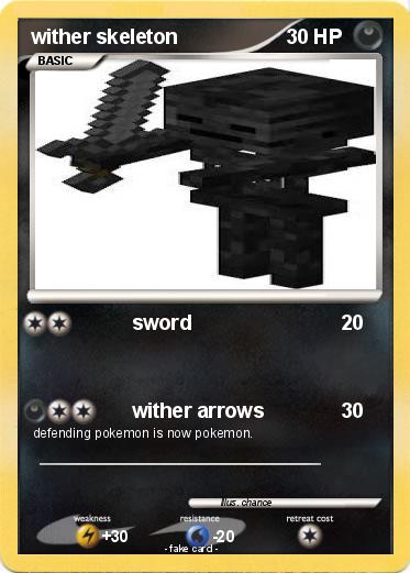 Pokemon wither skeleton